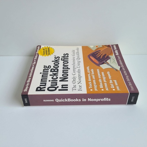 5/$12 Book Running QuickBooks in Nonprofits Kathy Ivens 2005 Bookkeeping - Picture 10 of 10